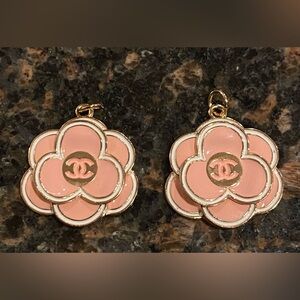 2 Pieces Bundle CC Camelia Necklace Charm